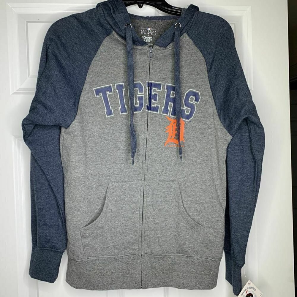 MLB Detroit Tigers Full Zip Hooded Jacket